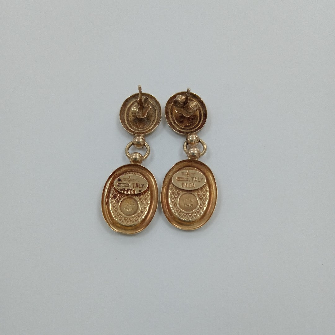 BROQUELES PAR ORO 14 K 4.5 GRMS (SEMINUEVO)