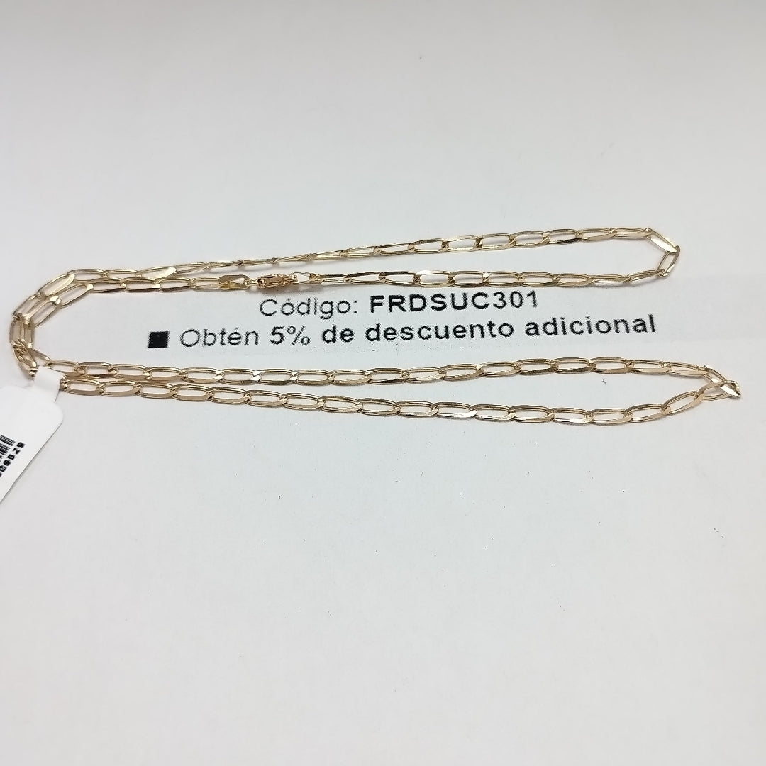 CADENA TEJIDO ESLABONES 6.8G 55 CM (NUEVO)