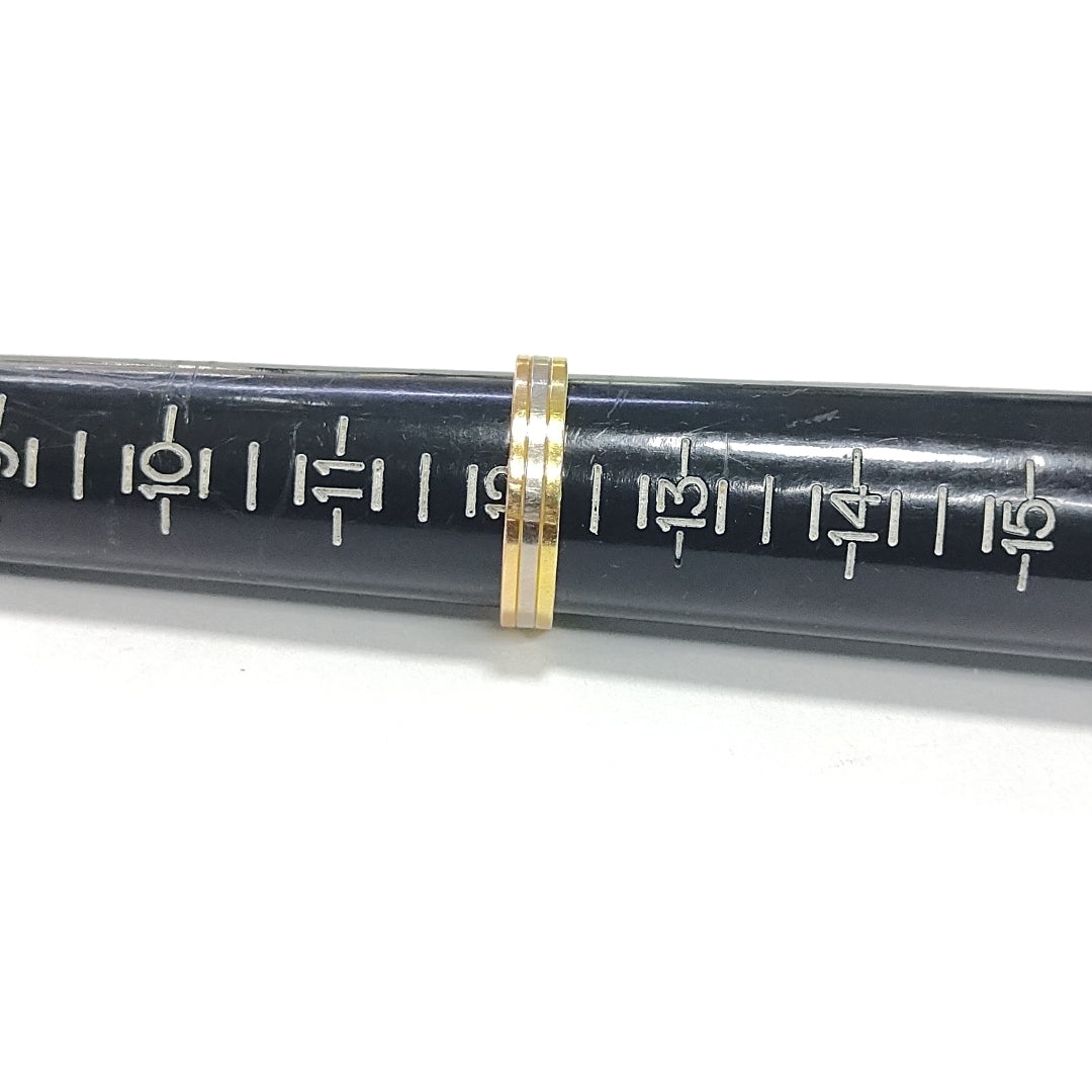 ARGOLLA ORO, ORO BLANCO 18 K 8.2 GRMS (SEMINUEVO)