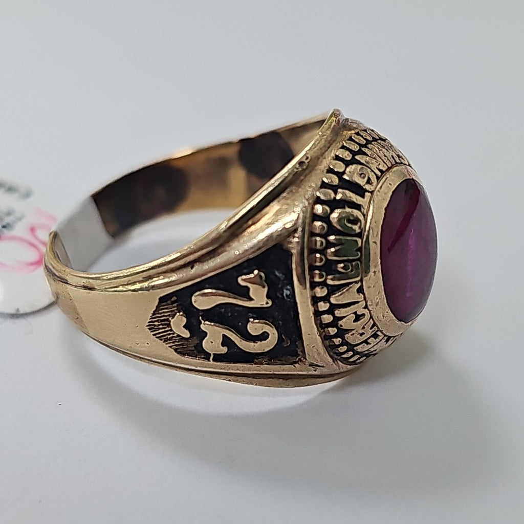 ANILLO DE GRADUACIÓN ORO 14 K 10,60 GRMS (SEMINUEVO)
