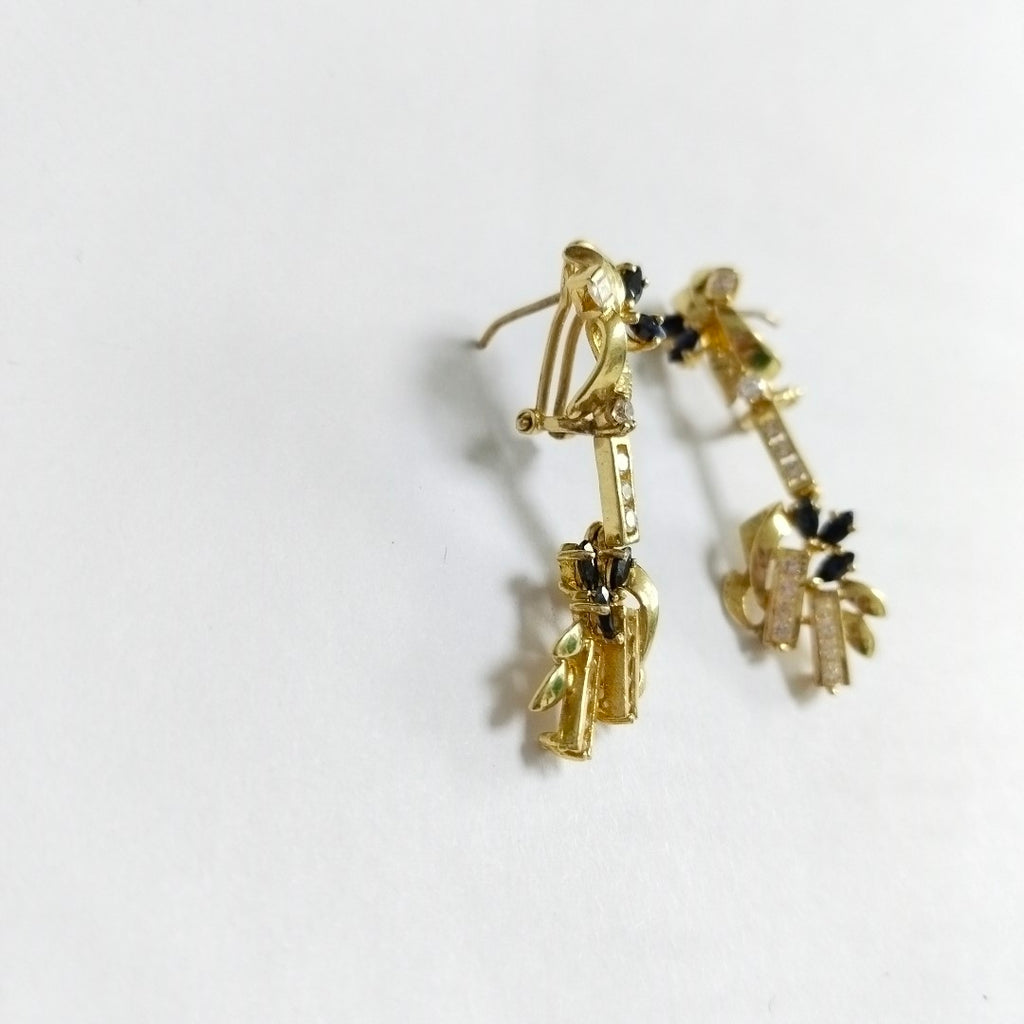 ARETES PAR ORO 14 K 6,90 GRMS (SEMINUEVO)