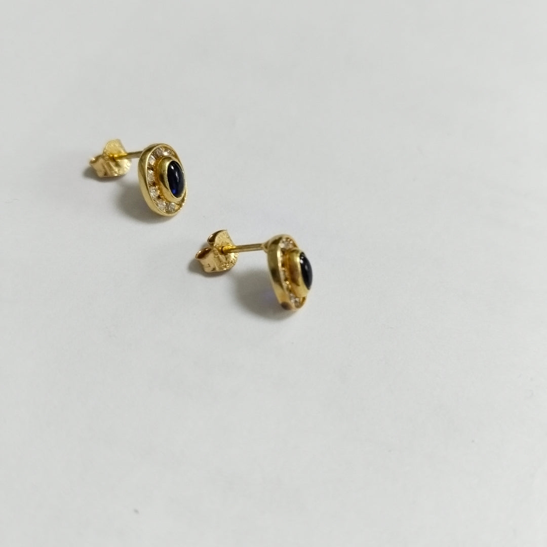 BROQUELES PAR ORO 14 K 2,30 GRMS (SEMINUEVO)