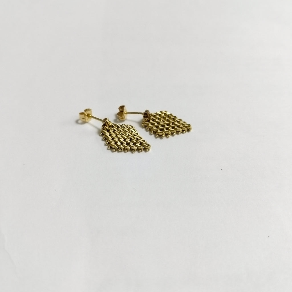 BROQUELES PAR ORO 14 K 4,10 GRMS (SEMINUEVO)