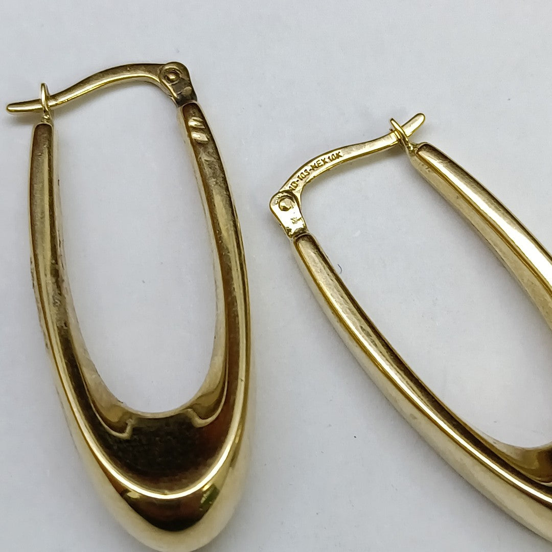 ARRACADAS PAR ORO 10 K 2.6 GRMS (SEMINUEVO)
