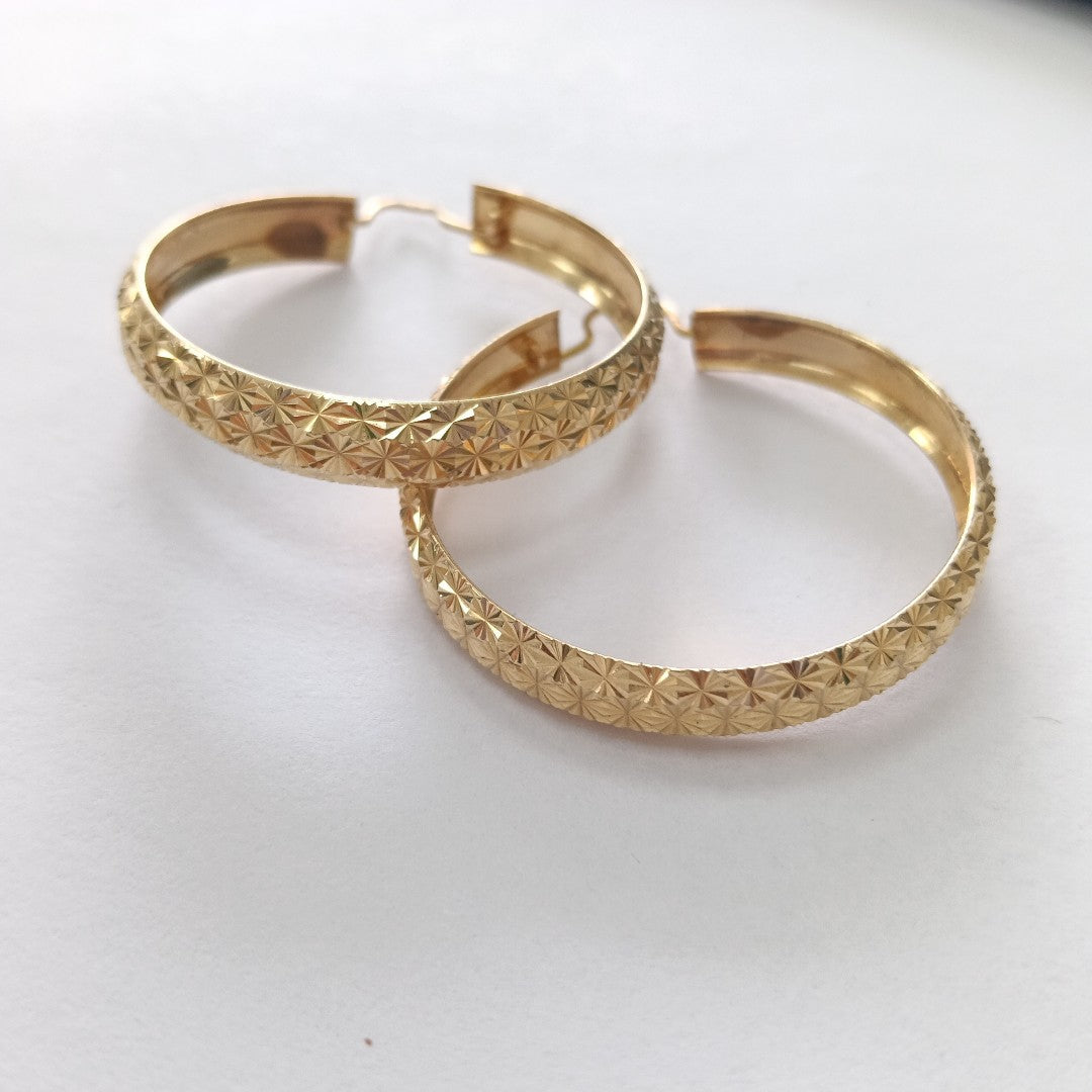 ARRACADAS PAR ORO 14 K 9.3 GRMS (SEMINUEVO)