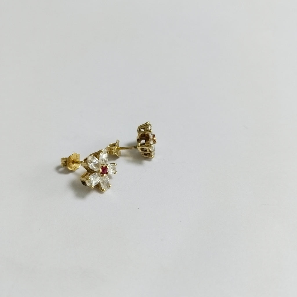 BROQUELES PAR ORO 14 K 3,50 GRMS (SEMINUEVO)
