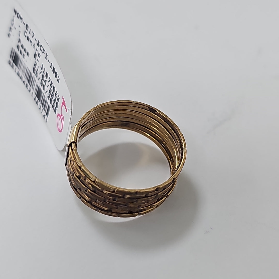 SEMANARIO DE ARGOLLAS ORO 14 K 3,20 GRMS (SEMINUEVO)