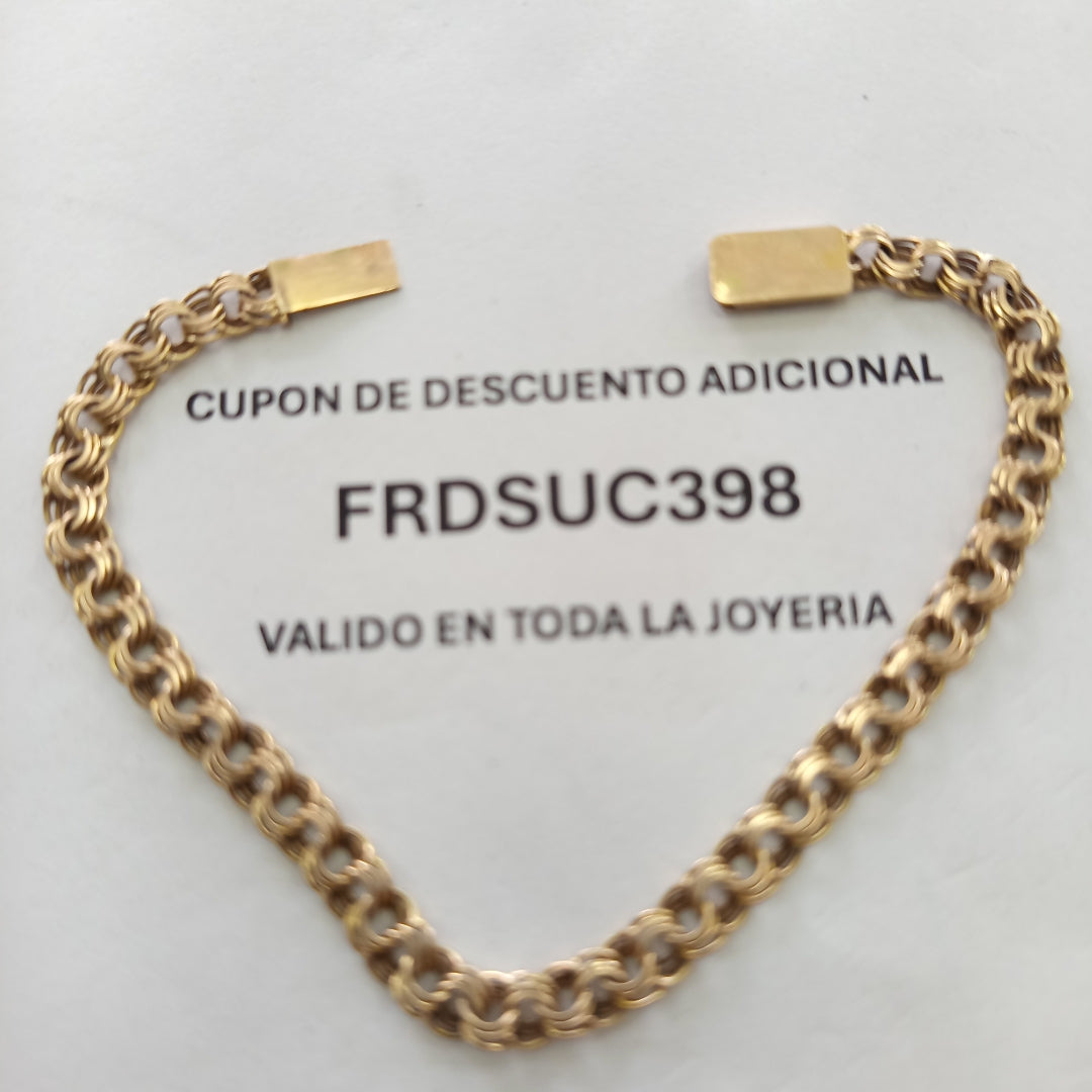 PULSERA ORO 10 K 5.8 GRMS (SEMINUEVO)