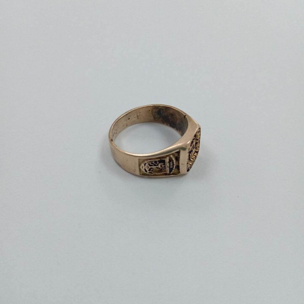 ANILLO DE GRADUACIÓN ORO 10 K 5,10 GRMS (SEMINUEVO)