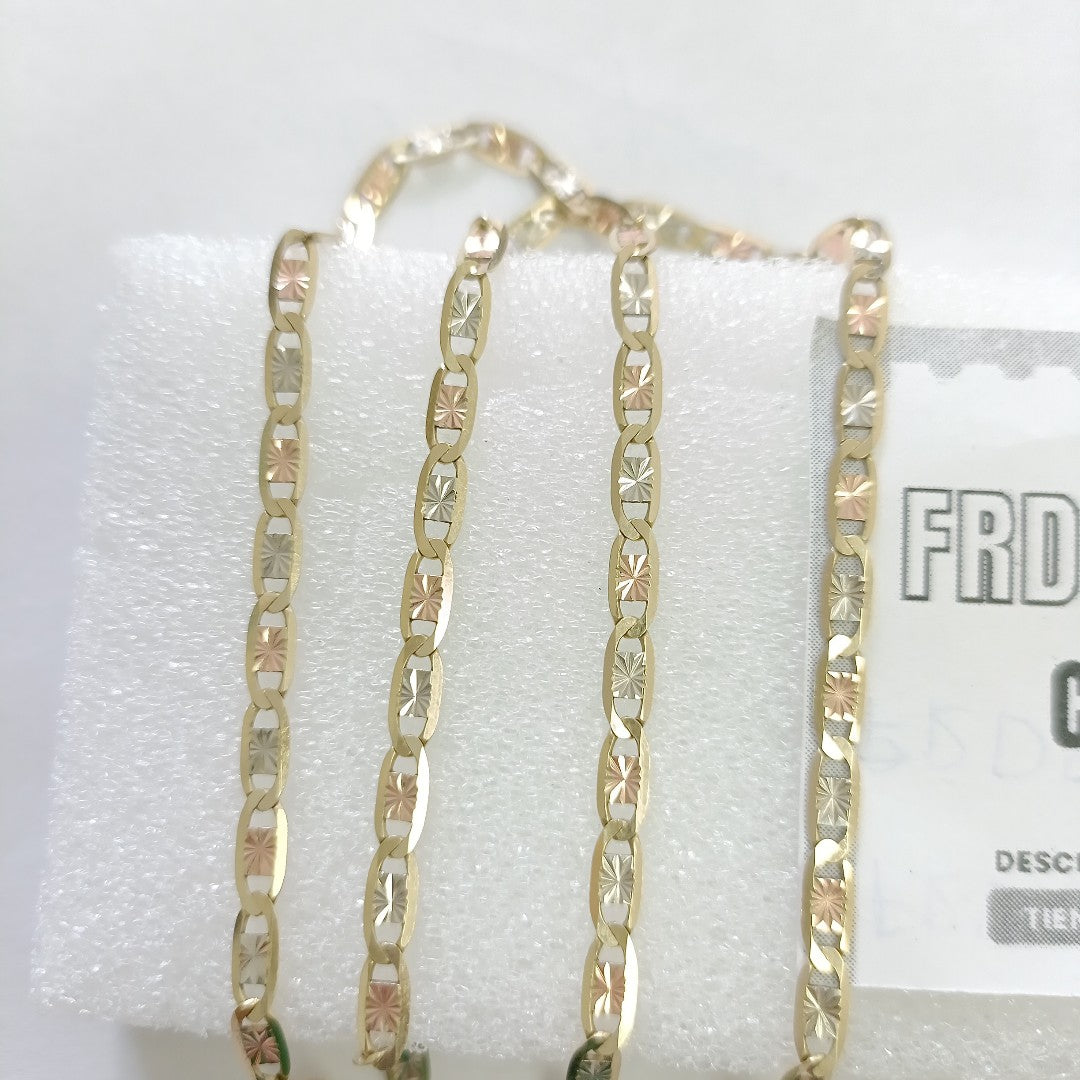 CADENA ORO COMBINADO 14 K 8,40 GRMS (SEMINUEVO)