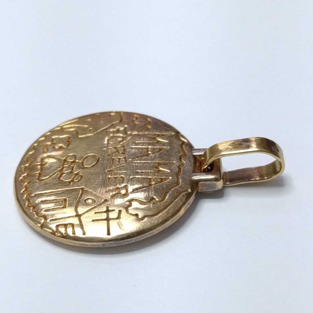 MEDALLA PERSONAL ORO 18 K 2.7 GRMS (SEMINUEVO)