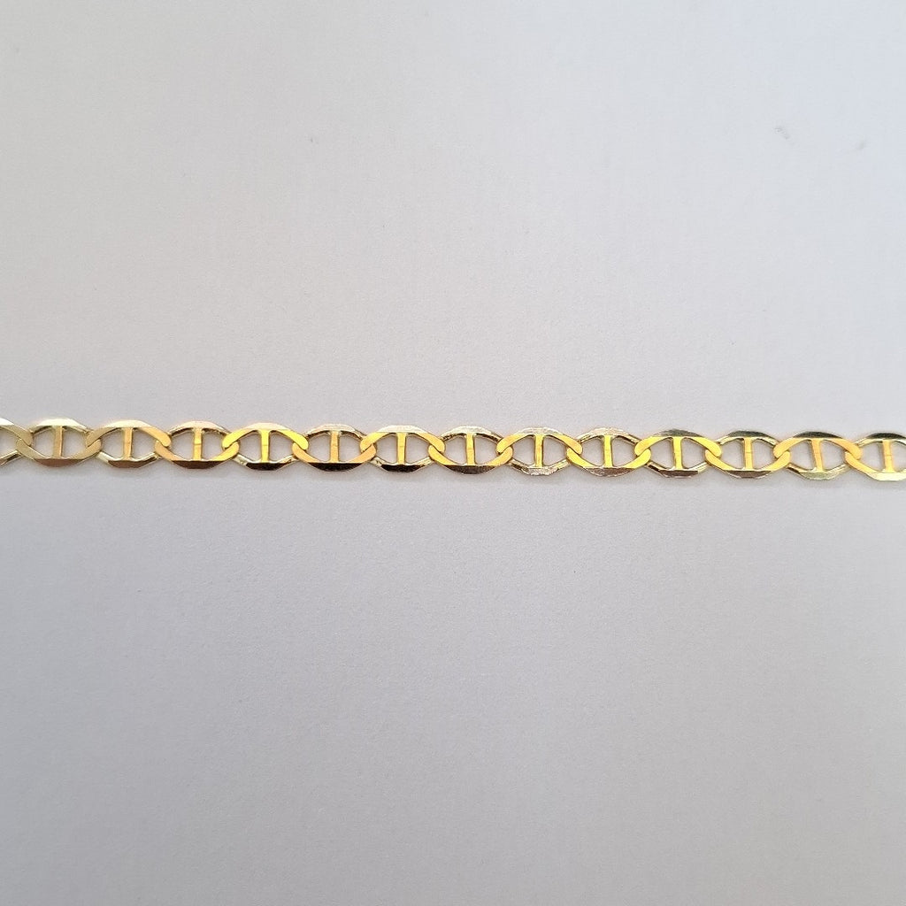 CADENAS TEJIDO MARINERA ORO 14K 55 CM 7.9 GR (NUEVO)