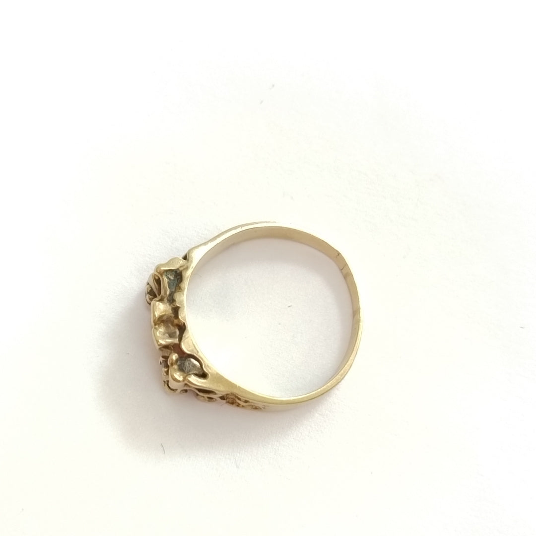 ANILLO ORO 10 K 6,00 GRMS (SEMINUEVO)