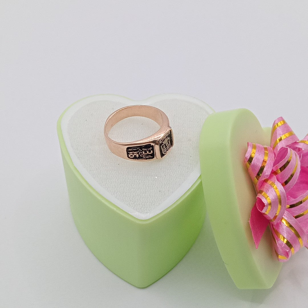 ANILLO DE GRADUACIÓN ORO 10 K 2.2 GRMS (SEMINUEVO)