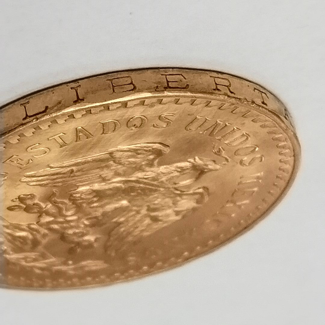 K1 41.6 GRMS 21 K IDENTIFICACIÓN MONEDA NOMINATIVA MONEDAS PESOS 50 PESOS (SEMINUEVO)