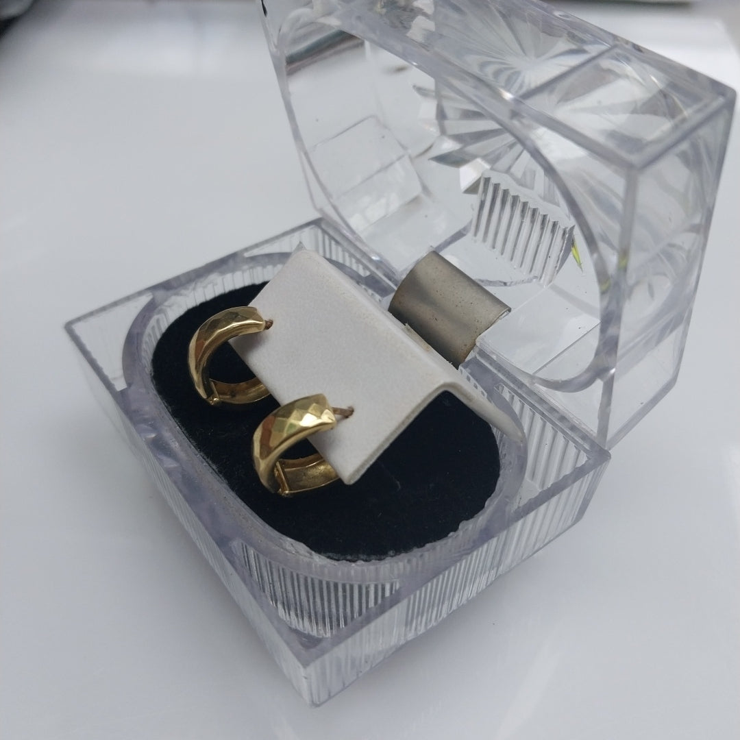 ARETES PAR ORO 14 K 1,90 GRMS (SEMINUEVO)