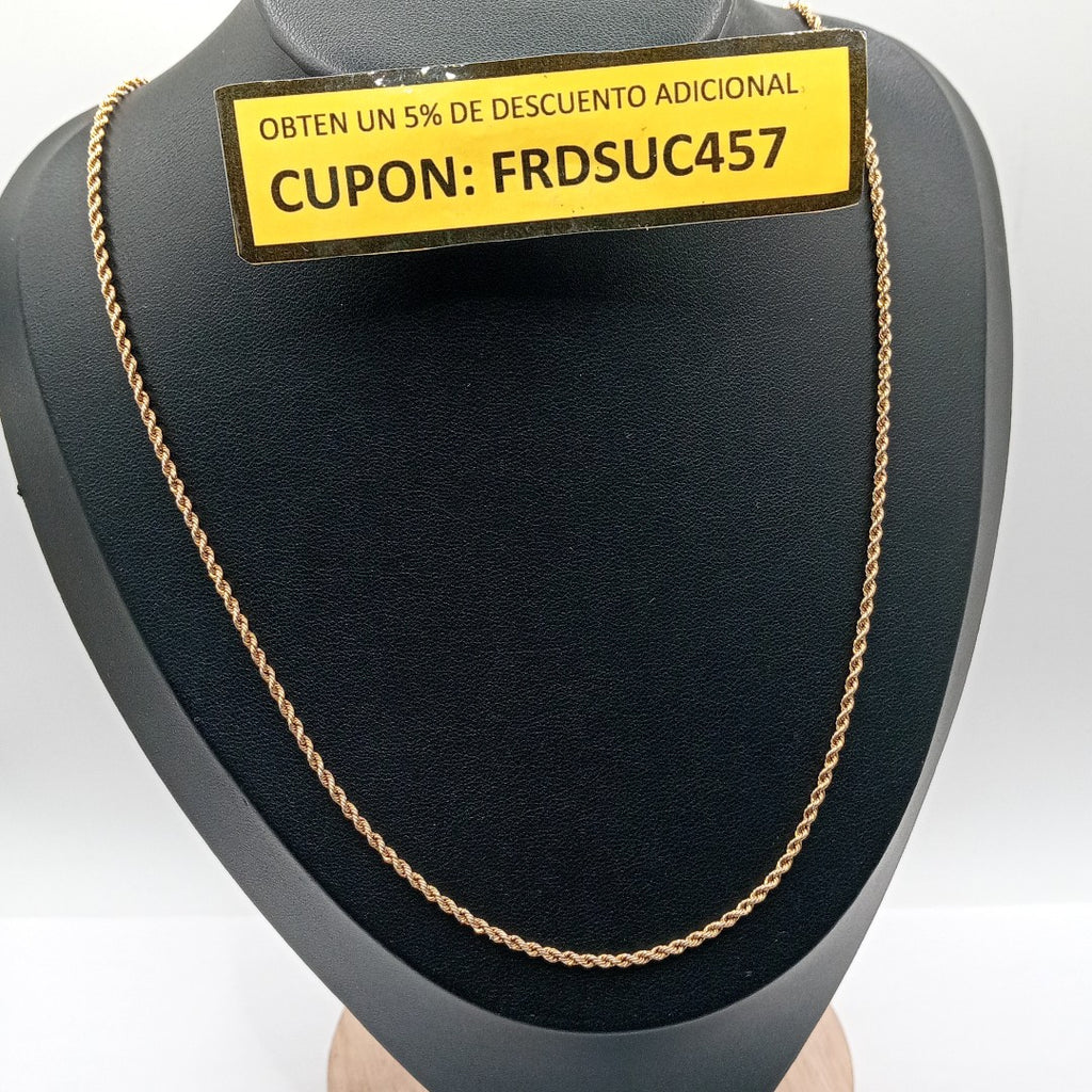 CADENA ORO 10 K 2,10 GRMS (SEMINUEVO)