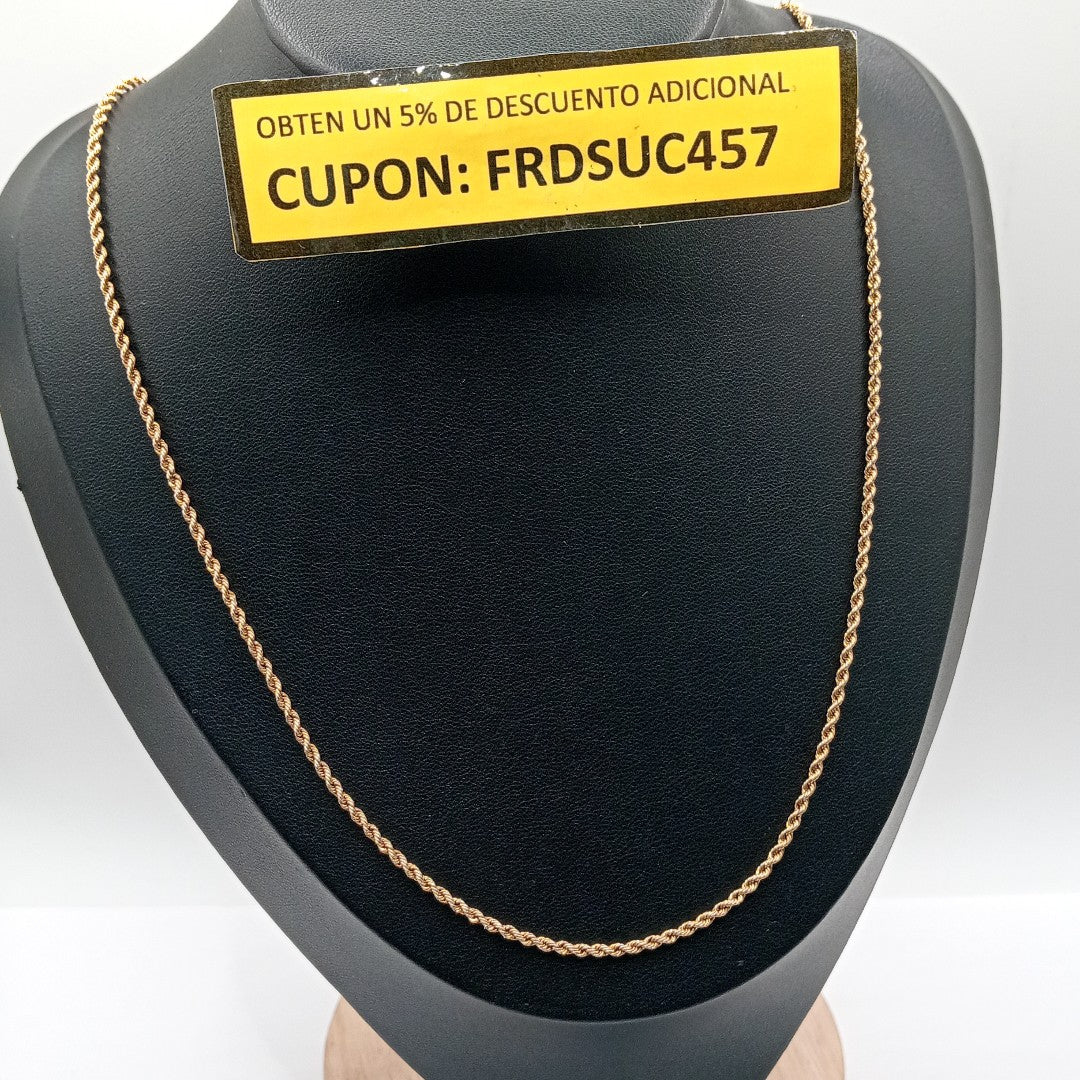CADENA ORO 10 K 2,10 GRMS (SEMINUEVO)