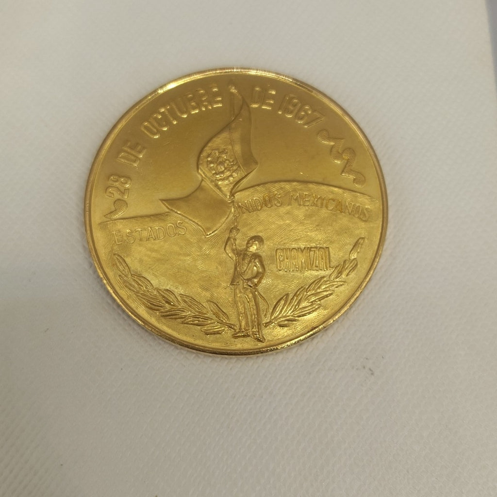 MEDALLA CONMEMORATIVA ORO 18 K 41.4 GRMS (SEMINUEVO)