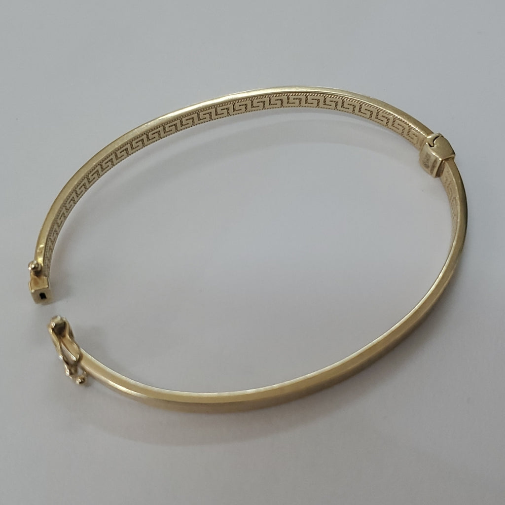 PULSERA RIGIDA ORO 10 K 5.7 GRMS (SEMINUEVO)