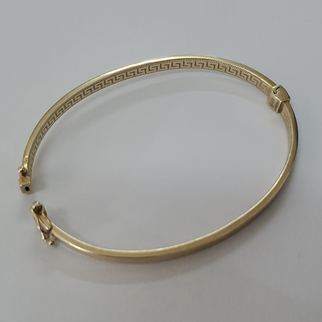 PULSERA RIGIDA ORO 10 K 5.7 GRMS (SEMINUEVO)