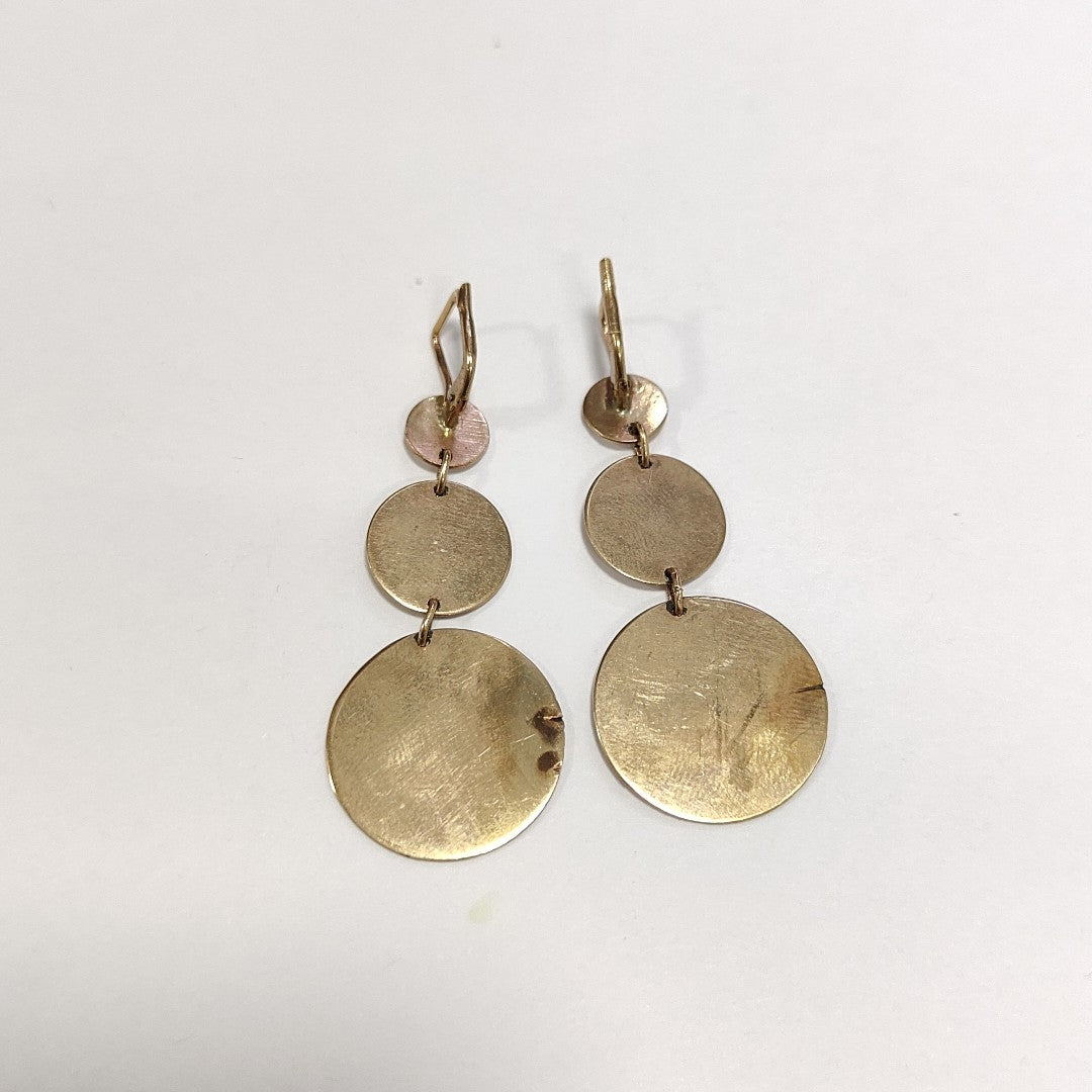 ARETES PAR ORO 10 K 6.4 GRMS (SEMINUEVO)