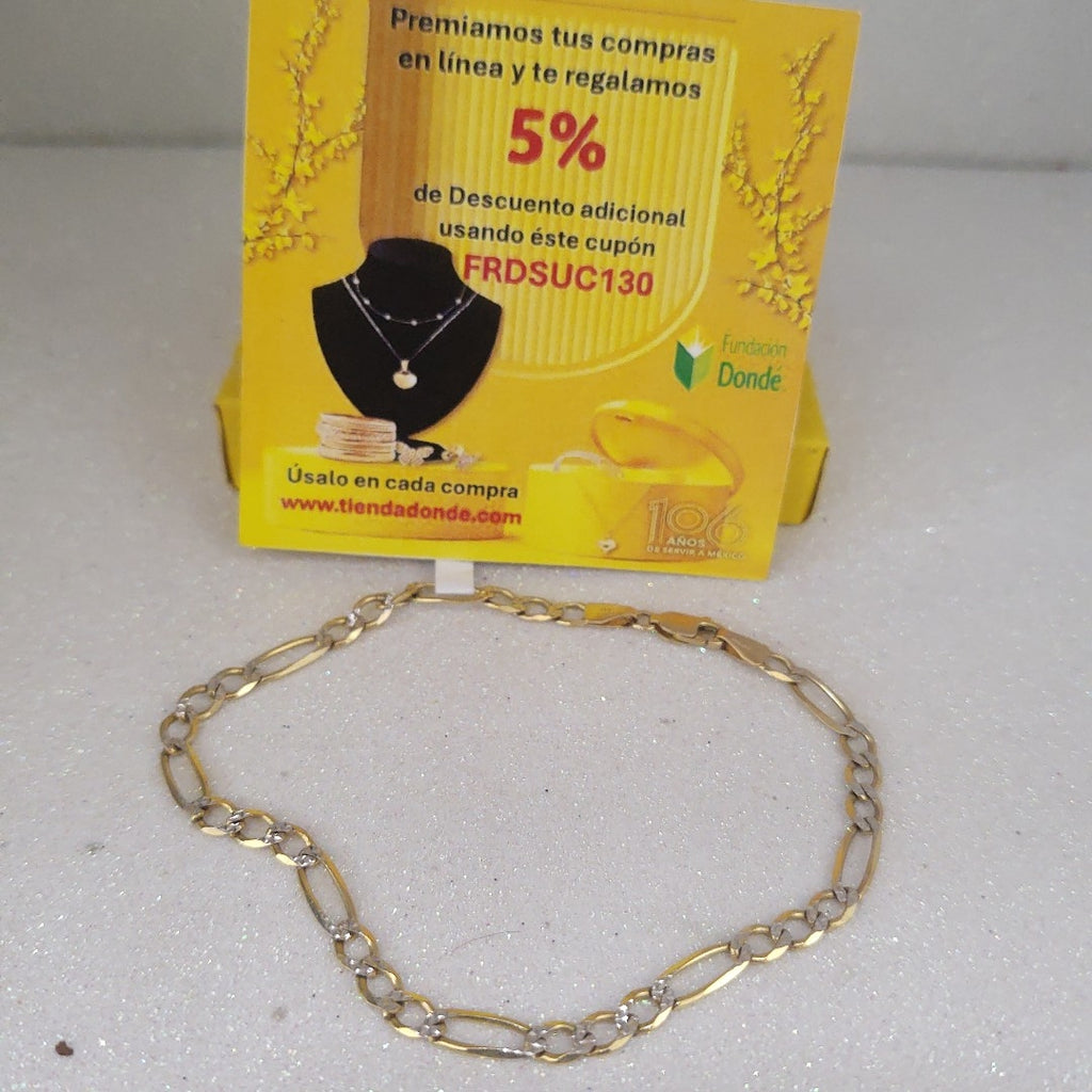 PULSERA ORO 14 K 4.8 GRMS (SEMINUEVO)