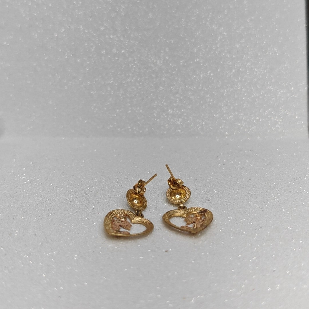 ARETES PAR ORO 10 K 2,80 GRMS (SEMINUEVO)