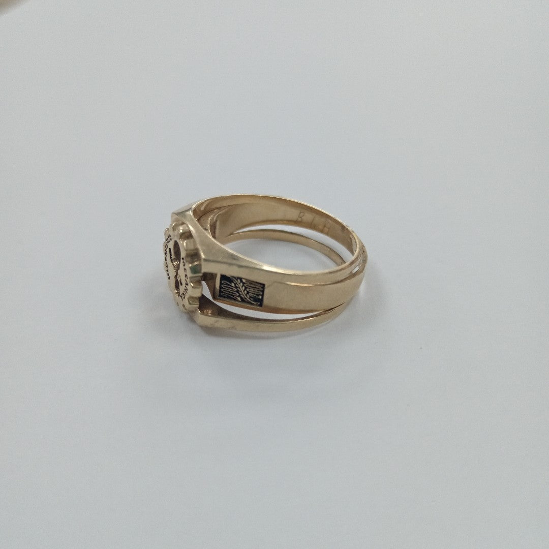 ANILLO DE GRADUACIÓN ORO 14 K 7 GRMS (SEMINUEVO)