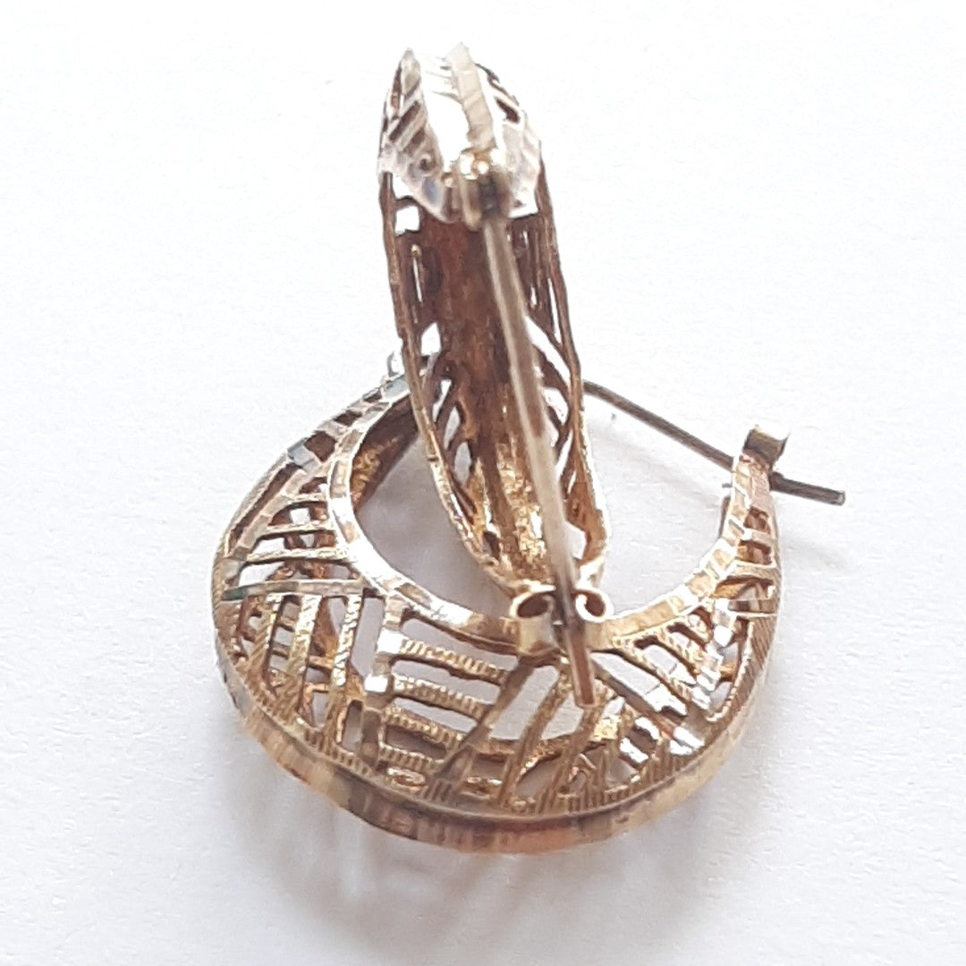 ARETES PAR ORO 10 K 3,90 GRMS (SEMINUEVO)