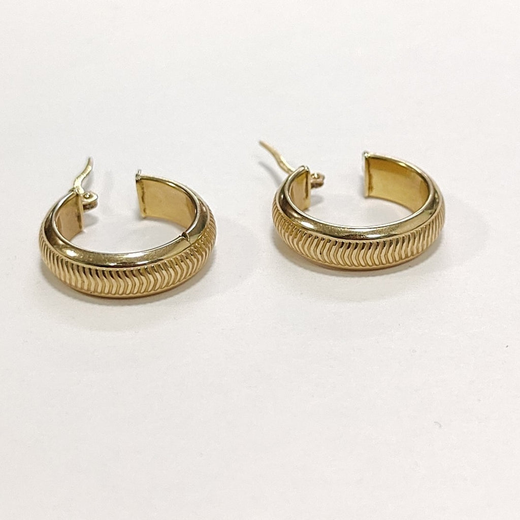 ARRACADAS PAR ORO 14 K 2.9 GRMS (SEMINUEVO)