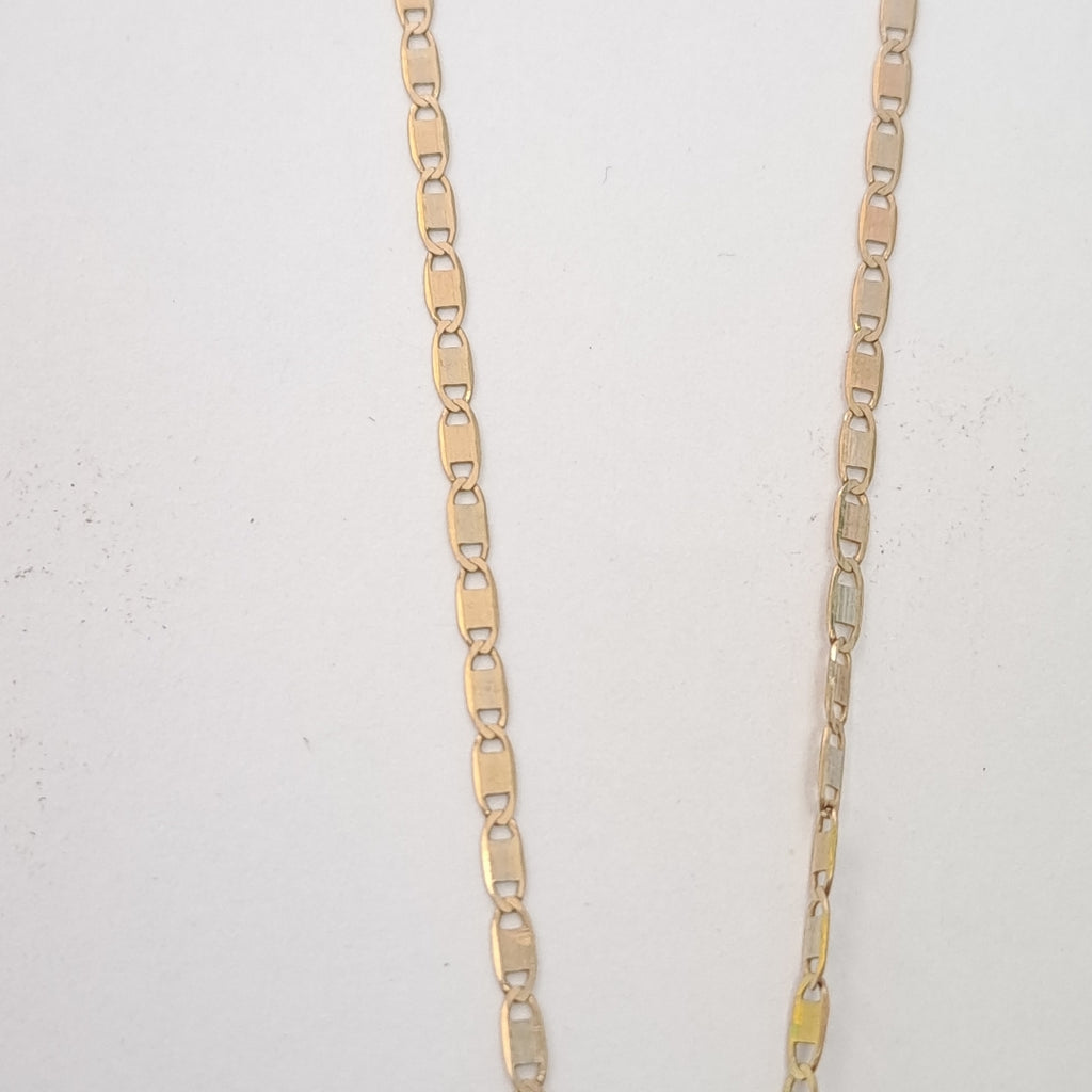 CADENA, MEDALLA RELIGIOSA ORO 8 K 3.1 GRMS (SEMINUEVO)