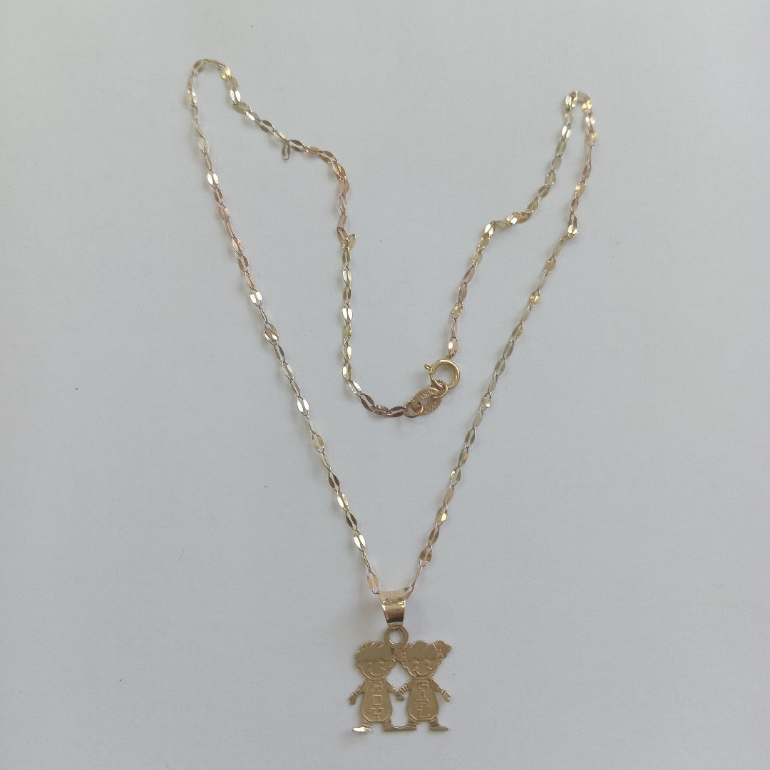 CADENA, DIJE ORO 10 K 1.5 GRMS (SEMINUEVO)