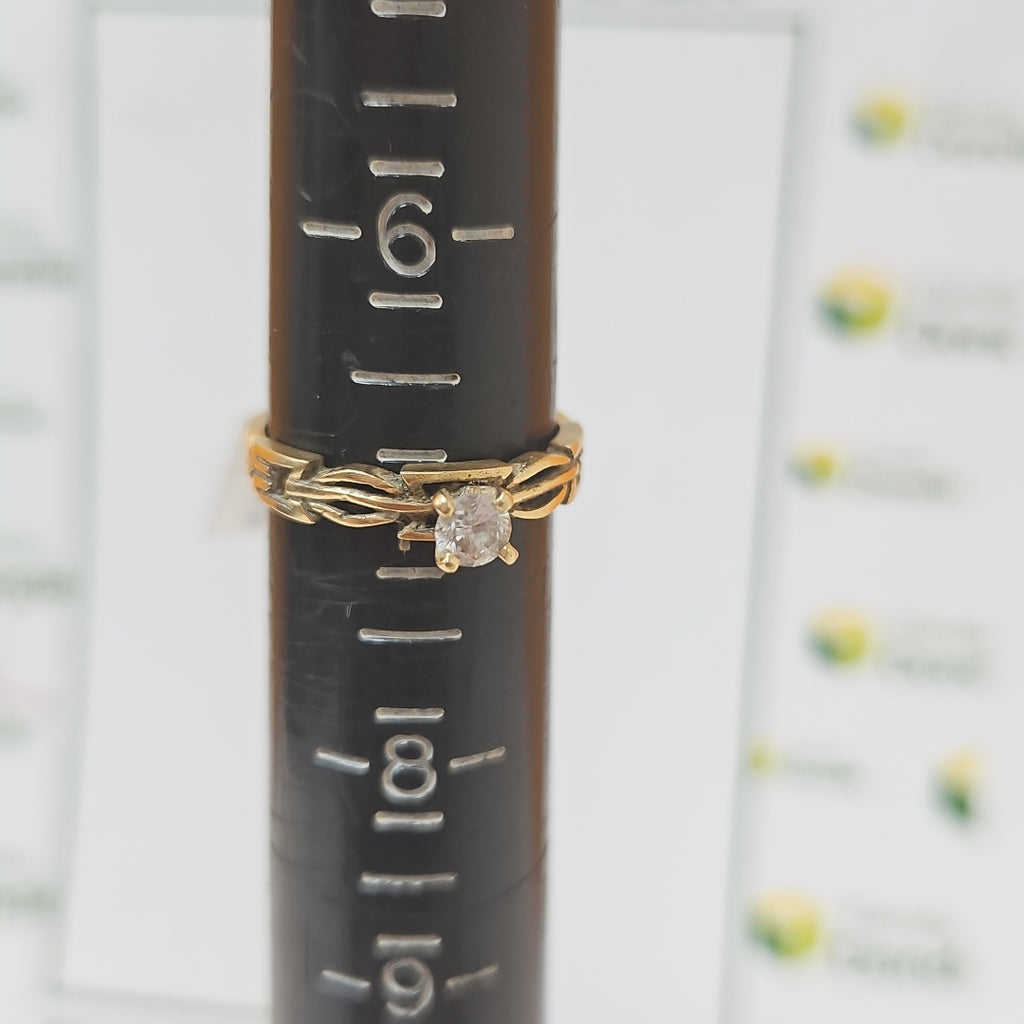 SOLITARIO ORO 14 K 3,00 GRMS (SEMINUEVO)