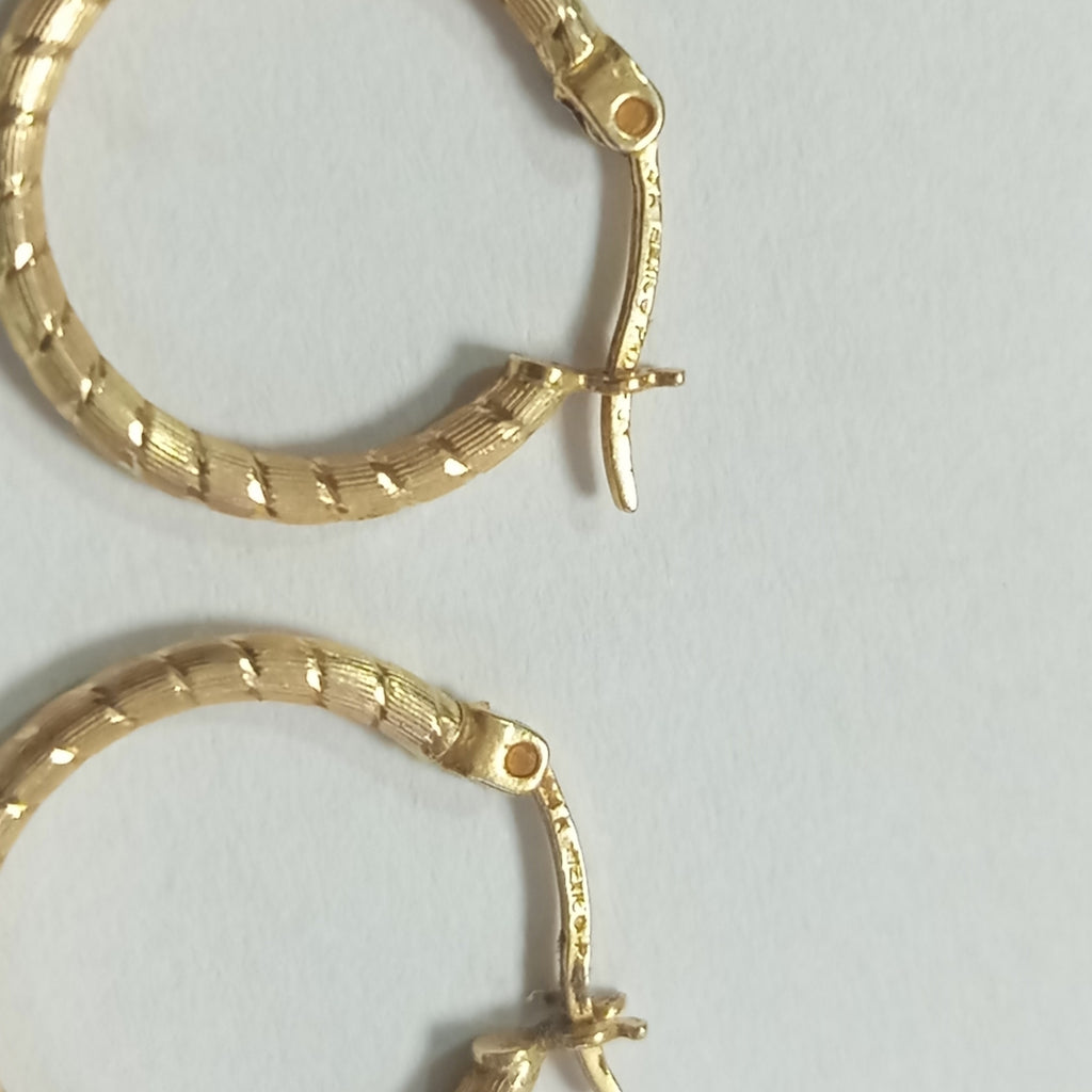 ARRACADAS PAR ORO 14 K 1.8 GRMS (SEMINUEVO)
