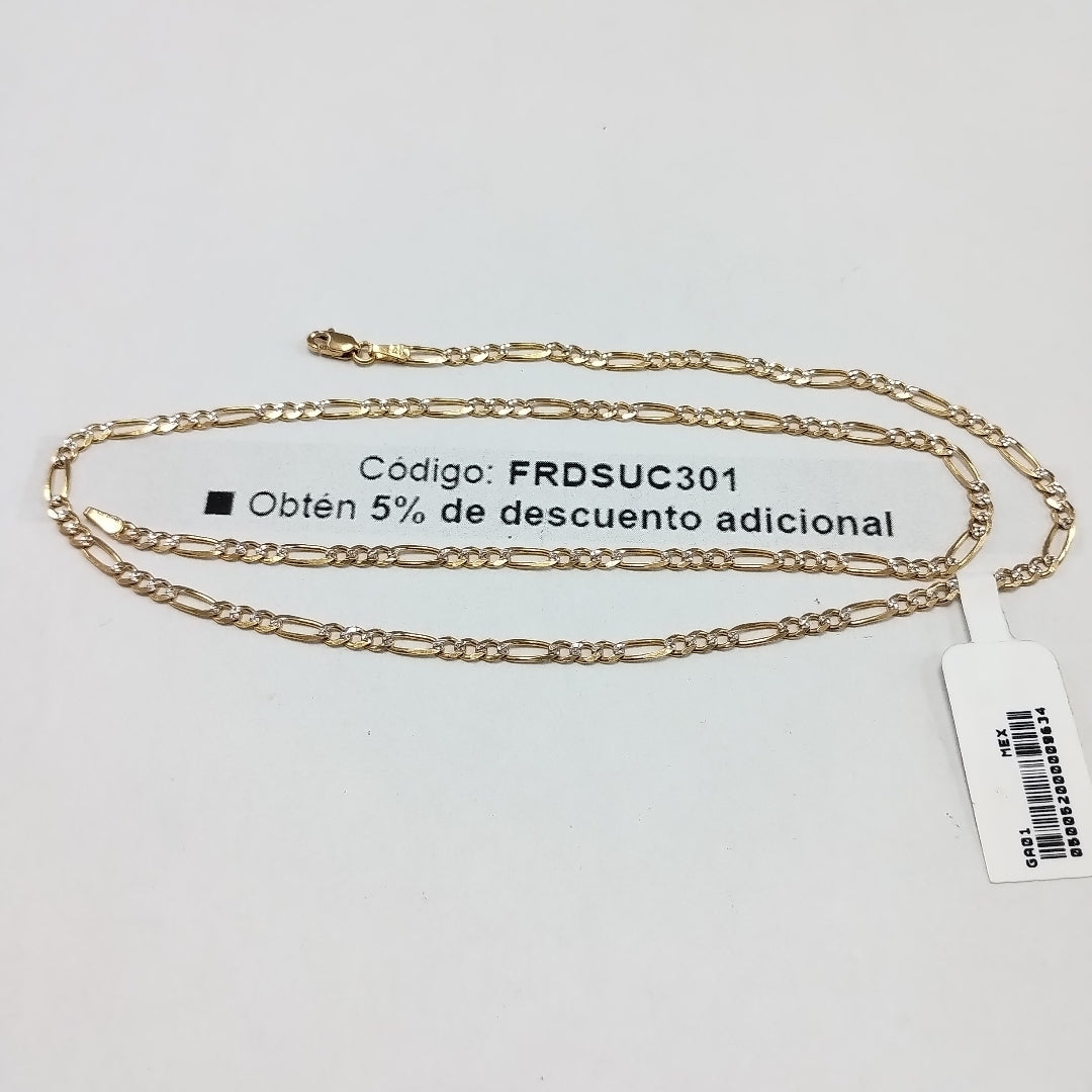 CADENA TEJIDO 3X1 8.5G 55 CM (NUEVO)