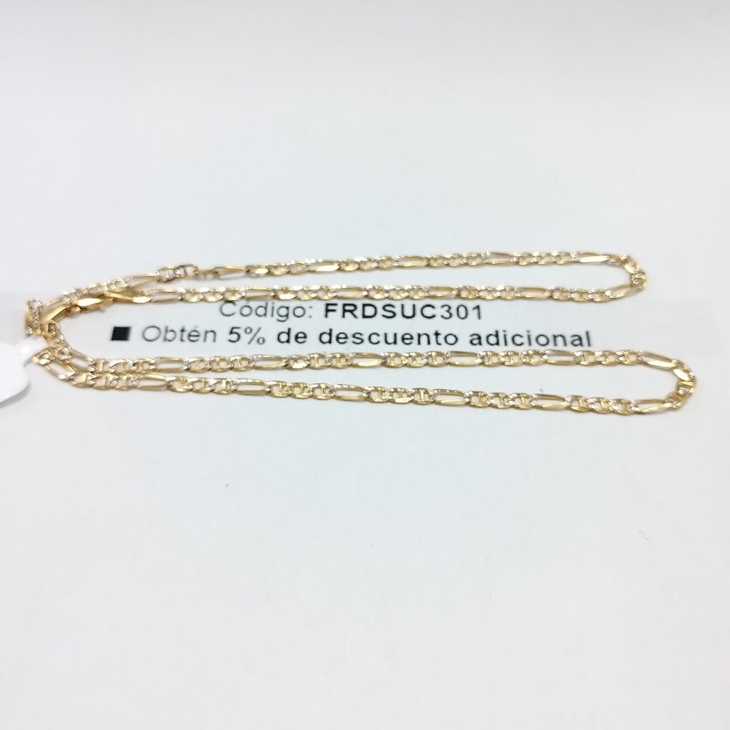 CADENA TEJIDO 3X1 8.5G 55 CM (NUEVO)