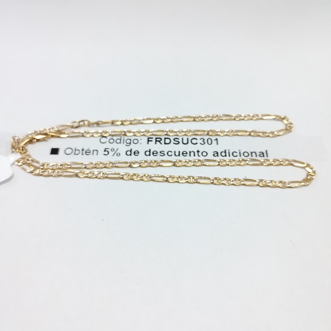 CADENA TEJIDO 3X1 8.5G 55 CM (NUEVO)