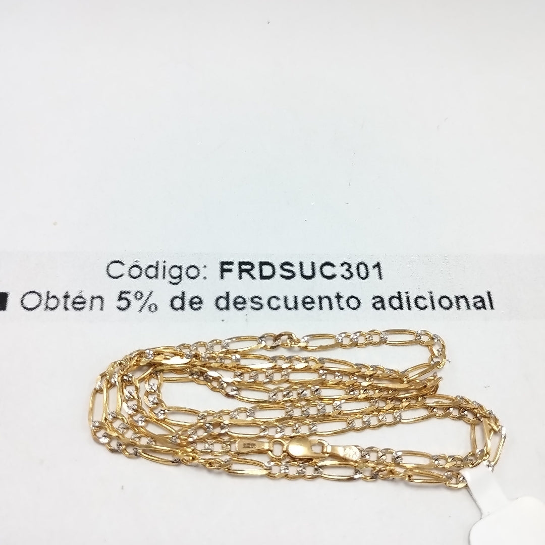 CADENA TEJIDO 3X1 8.2G 55 CM (NUEVO)