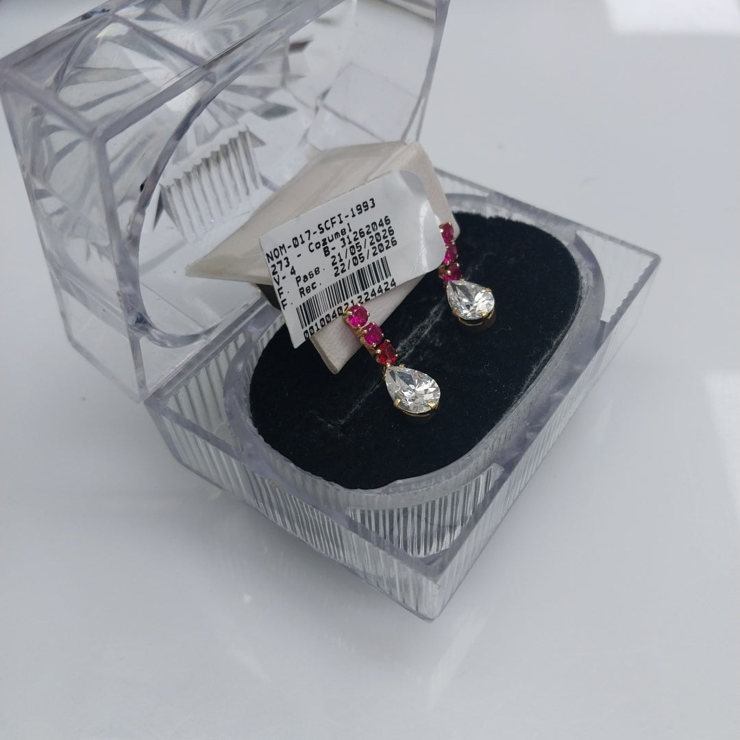 ARETES PAR ORO 10 K 2.1 GRMS (SEMINUEVO)