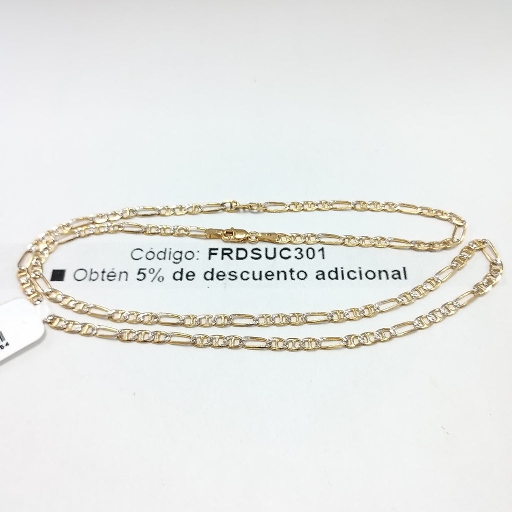 CADENA TEJIDO 3X1 8.6G 55 CM (NUEVO)