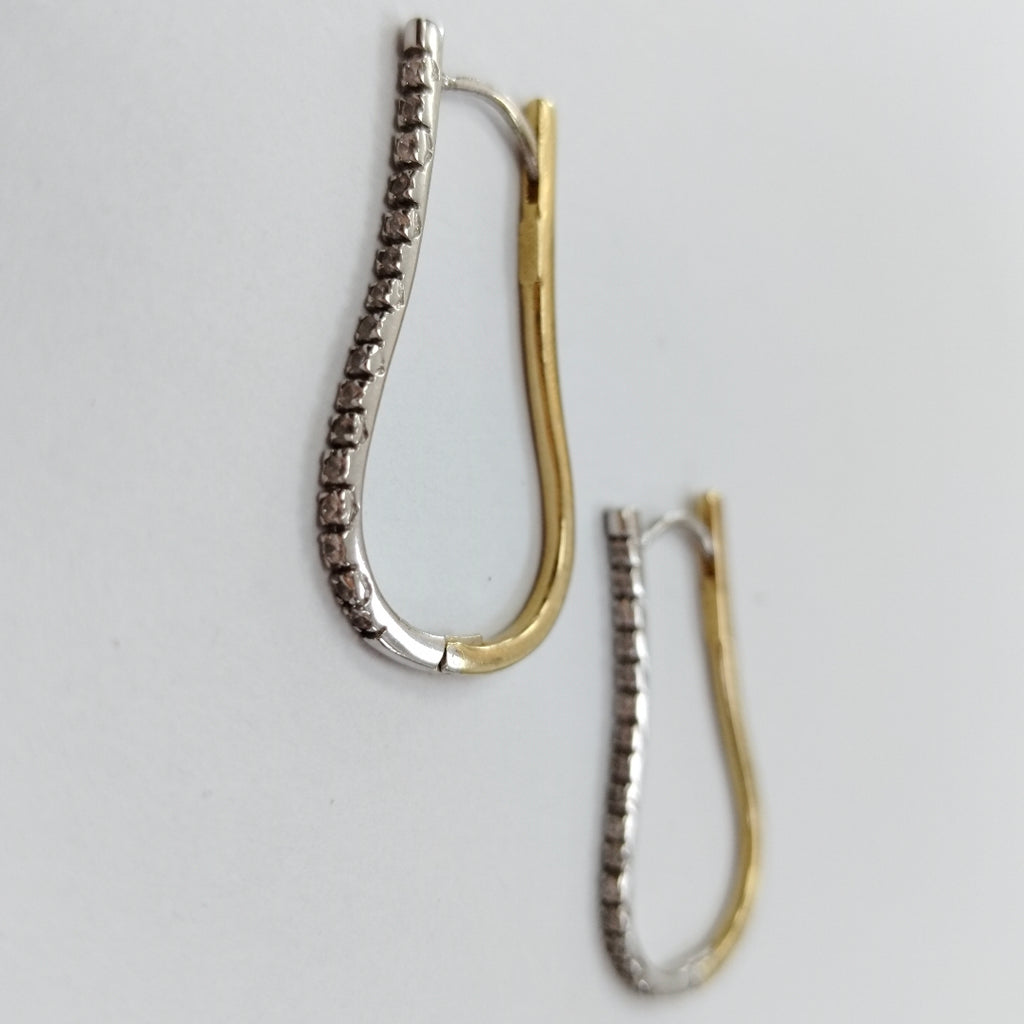 ARRACADAS PAR ORO 14 K 5.6 GRMS (SEMINUEVO)
