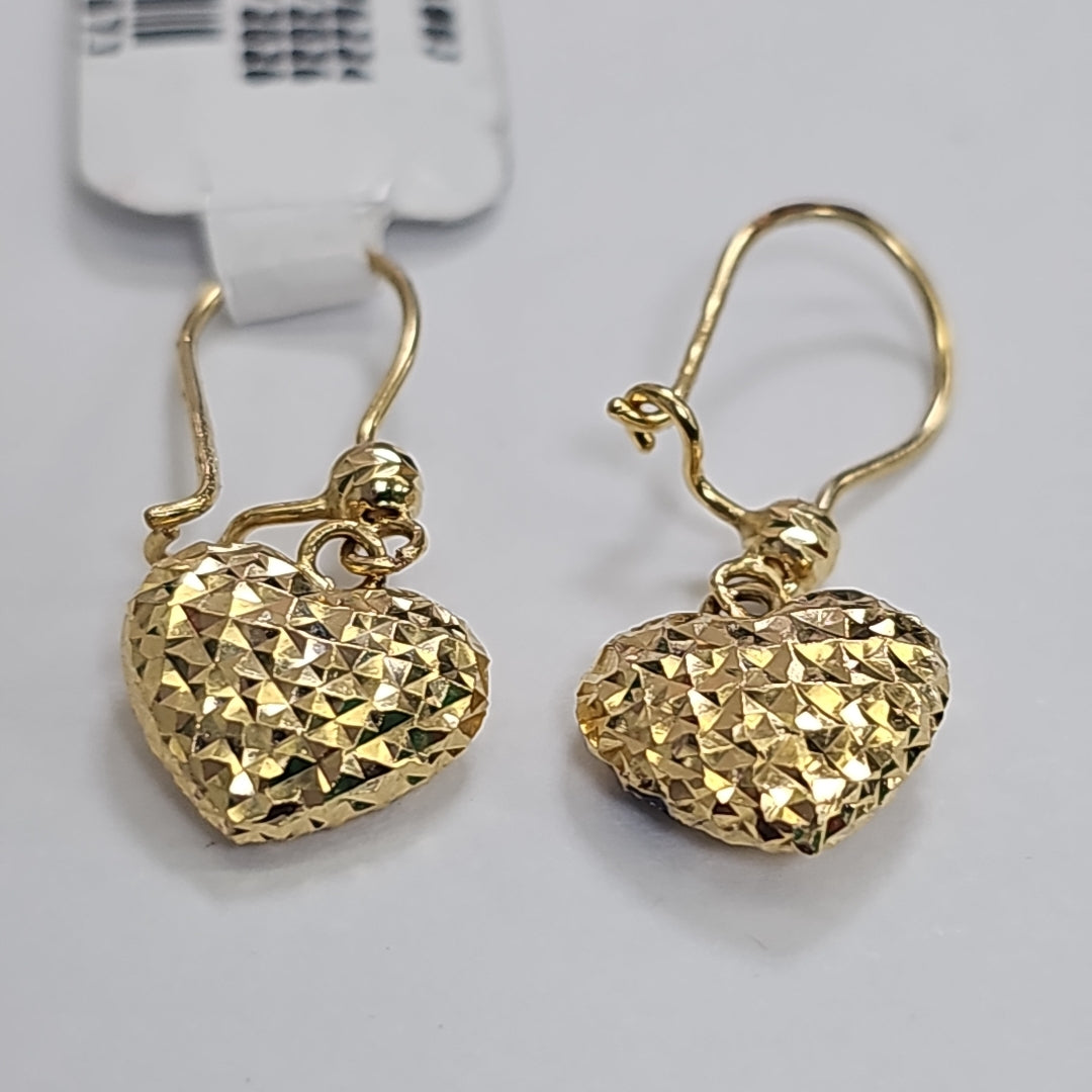 ARRACADAS PAR ORO 14 K 1,50 GRMS (SEMINUEVO)