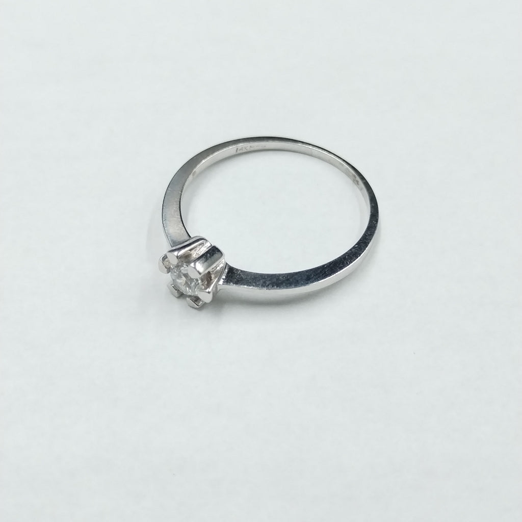 ANILLITO ORO BLANCO 14 K 1.4 GRMS (SEMINUEVO)