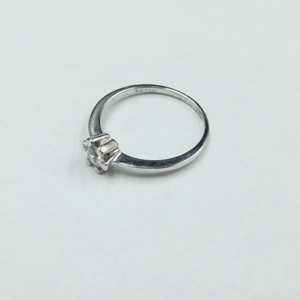 ANILLITO ORO BLANCO 14 K 1.3 GRMS (SEMINUEVO)
