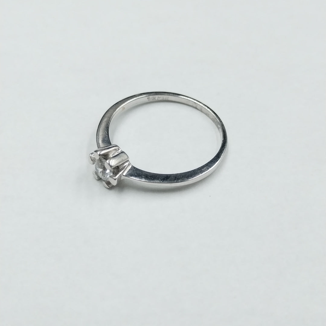 ANILLITO ORO BLANCO 14 K 1.3 GRMS (SEMINUEVO)