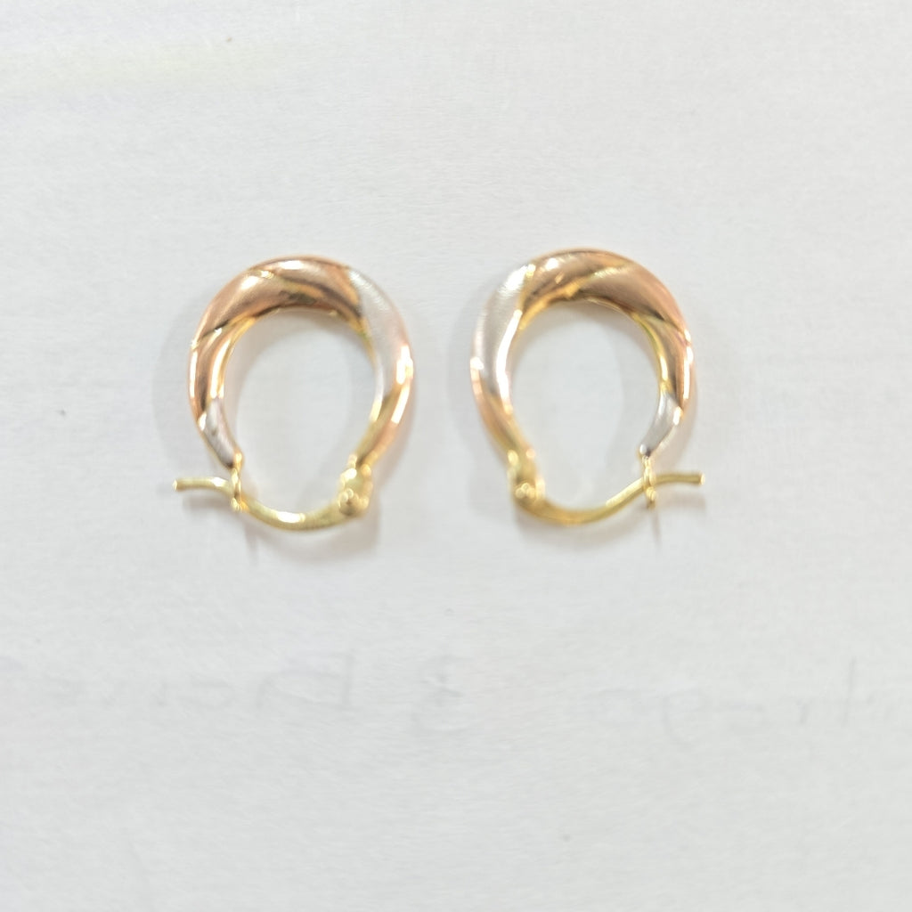 ARRACADAS PAR ORO 14 K 1.1 GRMS (SEMINUEVO)