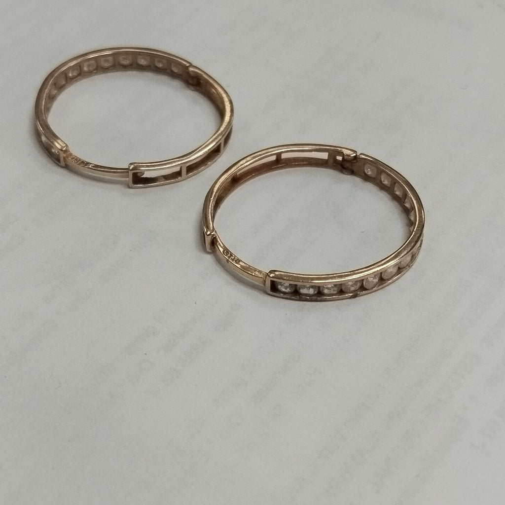 ARRACADAS PAR ORO 10 K 2,10 GRMS (SEMINUEVO)