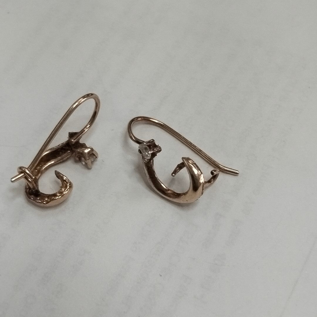 ARETES PAR ORO 8 K 1,20 GRMS (SEMINUEVO)