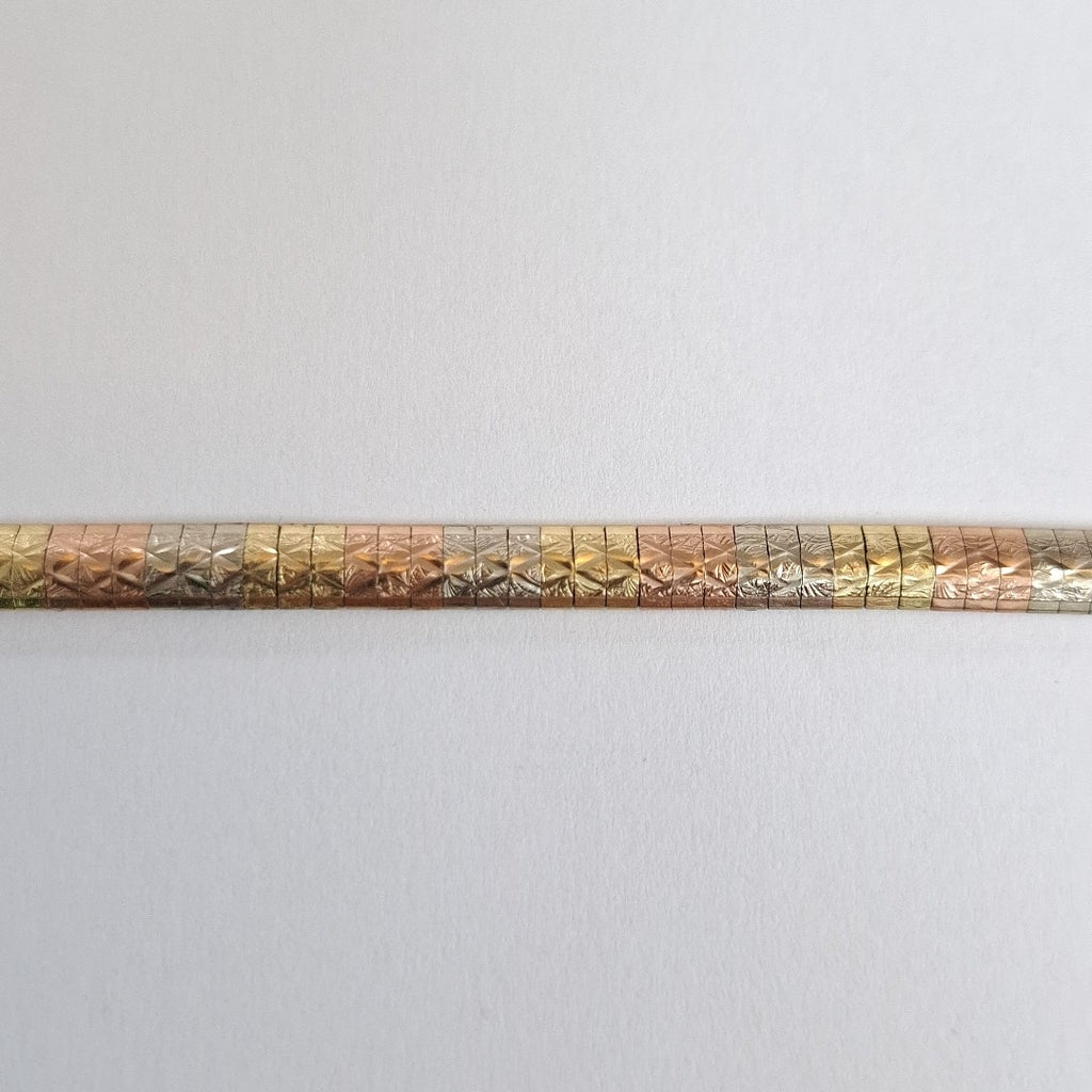 PULSERA ORO,ORO COMBINADO 14 K 12,60 GRMS (SEMINUEVO)